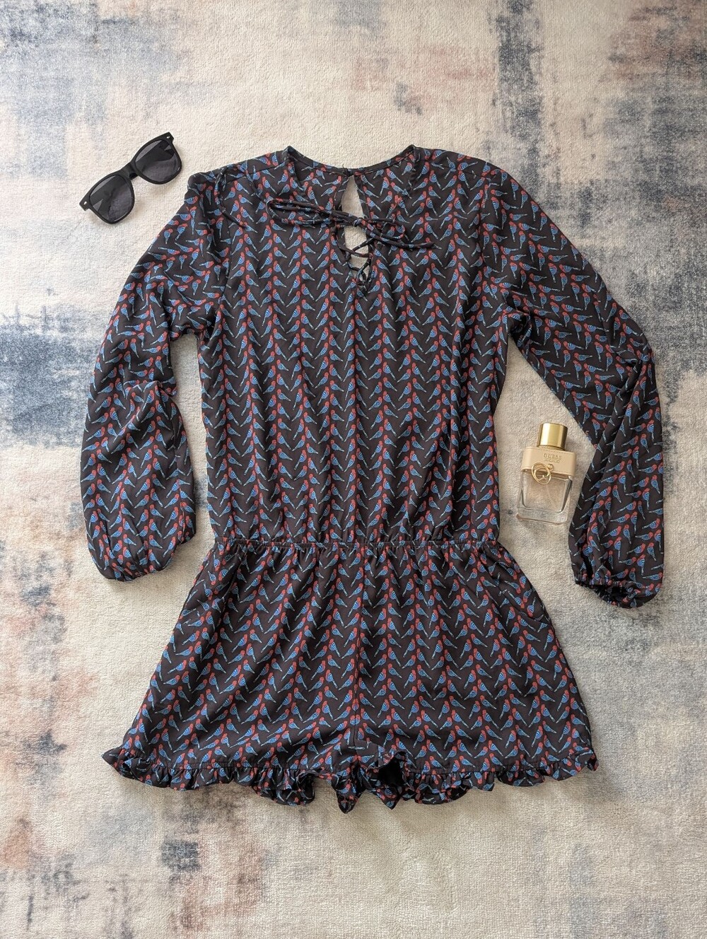 Lightweight Romper with Pockets Size s